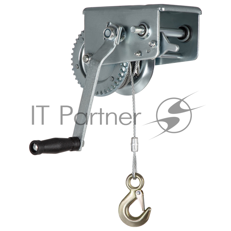 MATRIX Лебедка шестеренчатая, тяга - 0,8 т, тросовая// MATRIX 522735