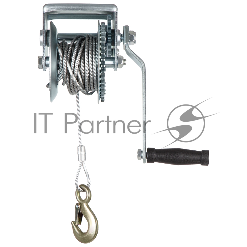 MATRIX Лебедка шестеренчатая, тяга - 0,8 т, тросовая// MATRIX 522735