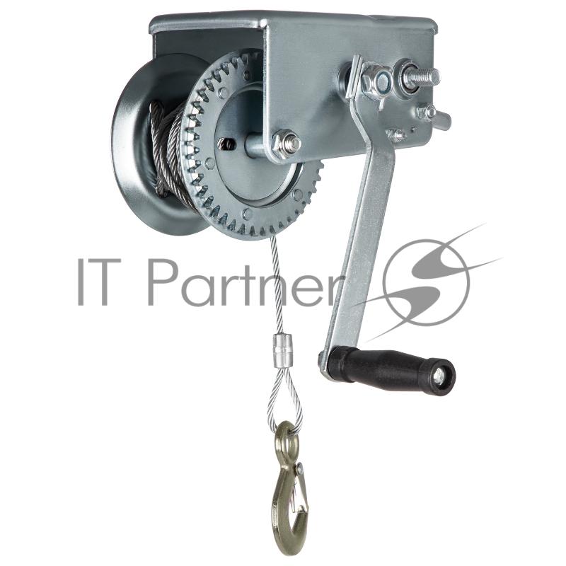 MATRIX Лебедка шестеренчатая, тяга - 0,8 т, тросовая// MATRIX 522735