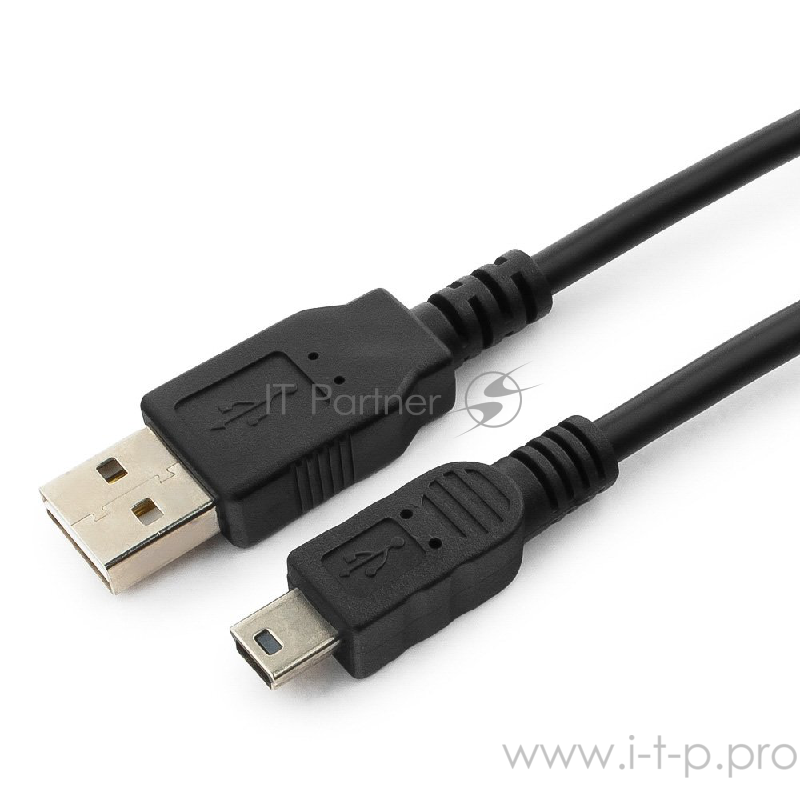 Кабель Gembird/Cablexpert CC-5PUSB2D-1M Кабель USB 2.0 , мультиразъем USB, AM/miniB 5P, 1м, пакет