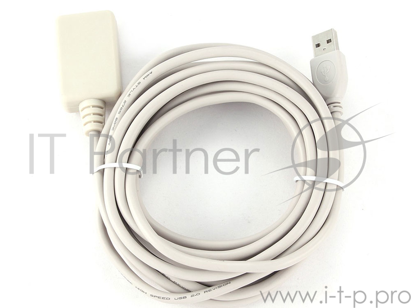Кабель Gembird UAE016 USB 2.0 кабель удлинительный !!!Активный!!! 4.5м AM/AF
