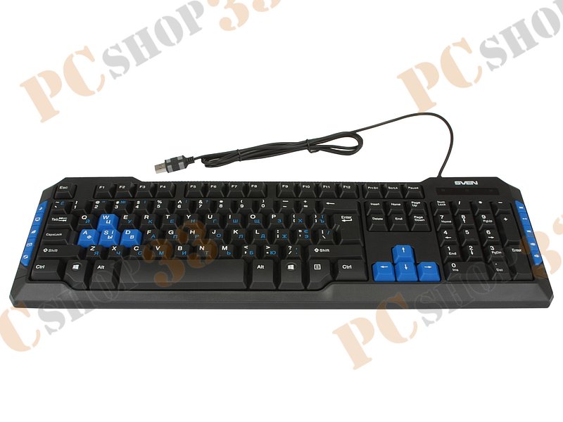 Клавиатура Sven Challenge 9500, черный (USB)