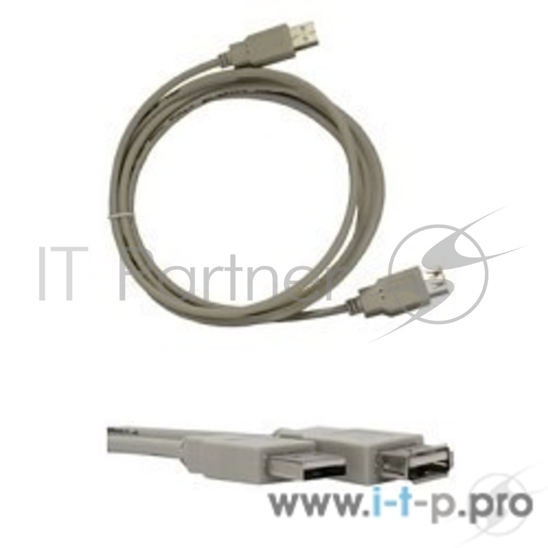 Кабель Gembird PRO CCF-USB2-AMAF-10 USB 2.0 кабель удлинительный 3.0м AM/AF позол.конт., фер.кол., пакет