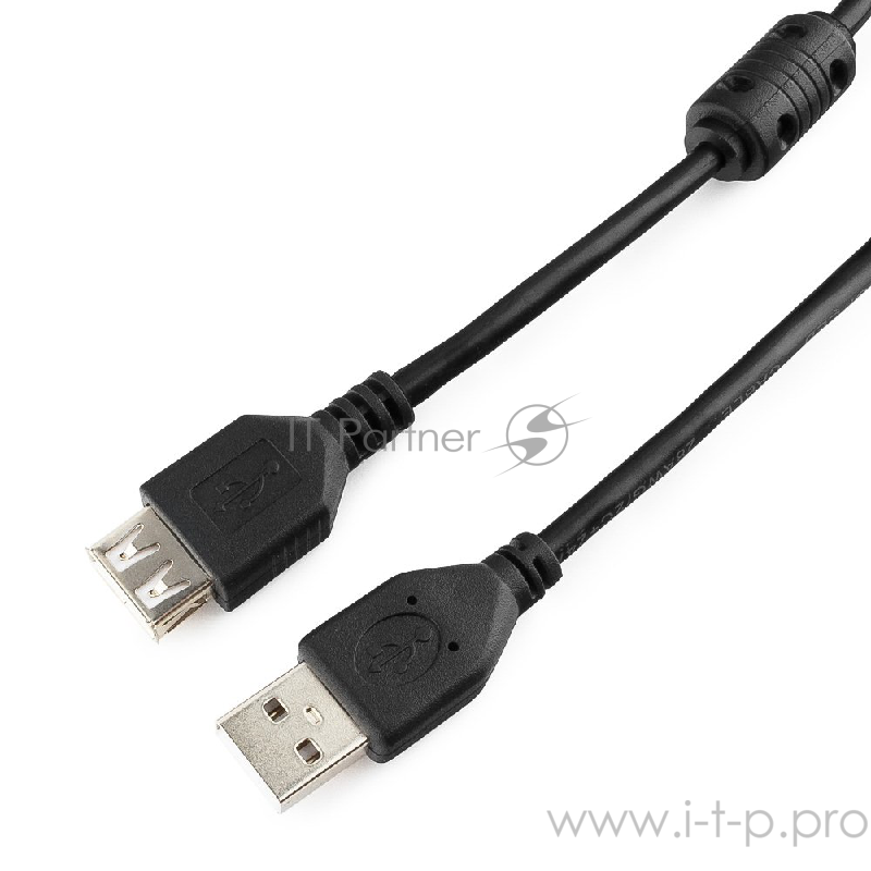 Кабель Gembird PRO CCF-USB2-AMAF-10 USB 2.0 кабель удлинительный 3.0м AM/AF позол.конт., фер.кол., пакет