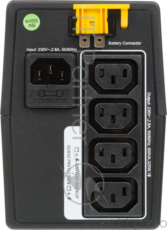 Источник бесперебойного питания APC Back-UPS BX650LI 325Вт 650ВА черный