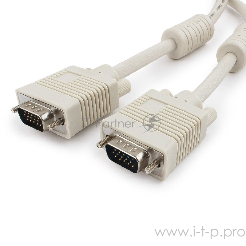 Кабель Gembird/Cablexpert CC-PPVGA-6, Кабель VGA Premium ,15M/15M,1.8м, тройной экран, феррит.кольца, пакет