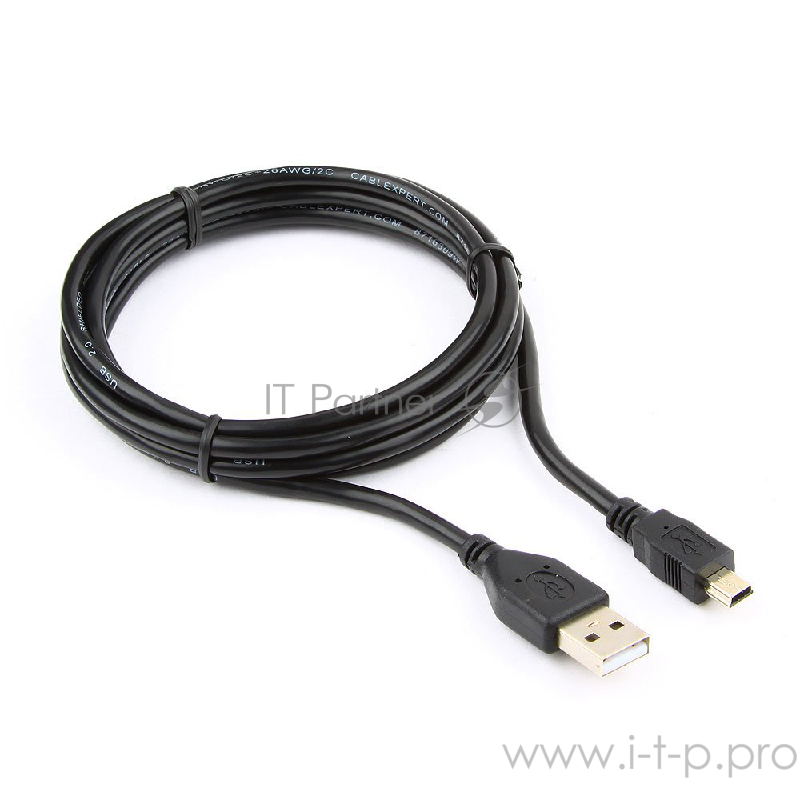 Кабель Gembird PRO CCP-USB2-AM5P-6 USB 2.0 кабель для соед. 1.8м А-miniB (5 pin) позол.конт., пакет