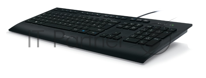 Клавиатура Logitech k280e Comfort Keyboard, 102+1кн., водостойкая, черный (USB)