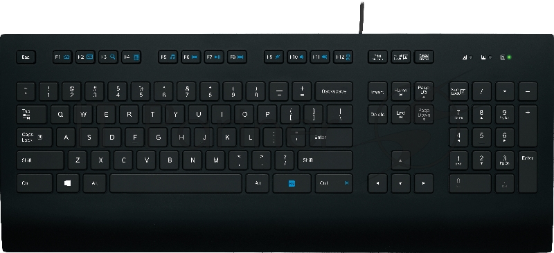 Клавиатура Logitech k280e Comfort Keyboard, 102+1кн., водостойкая, черный (USB)