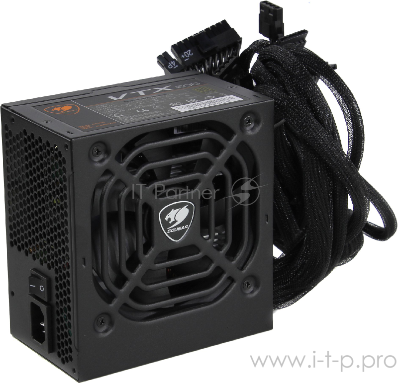 Cougar VTX 600 Блок питания (600 Вт, чёрный, PCIe- 2шт, ATX v2.31, Active PFC, 120mm Fan, 80 Plus Bronze)