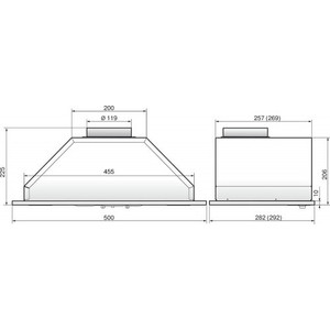 Вытяжка ELIKOR 52Н-400-К3Д нержавеющая сталь