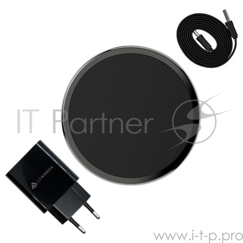 Lyambda Беспроводное зарядное устройство LNT3-BK. Цвет черный