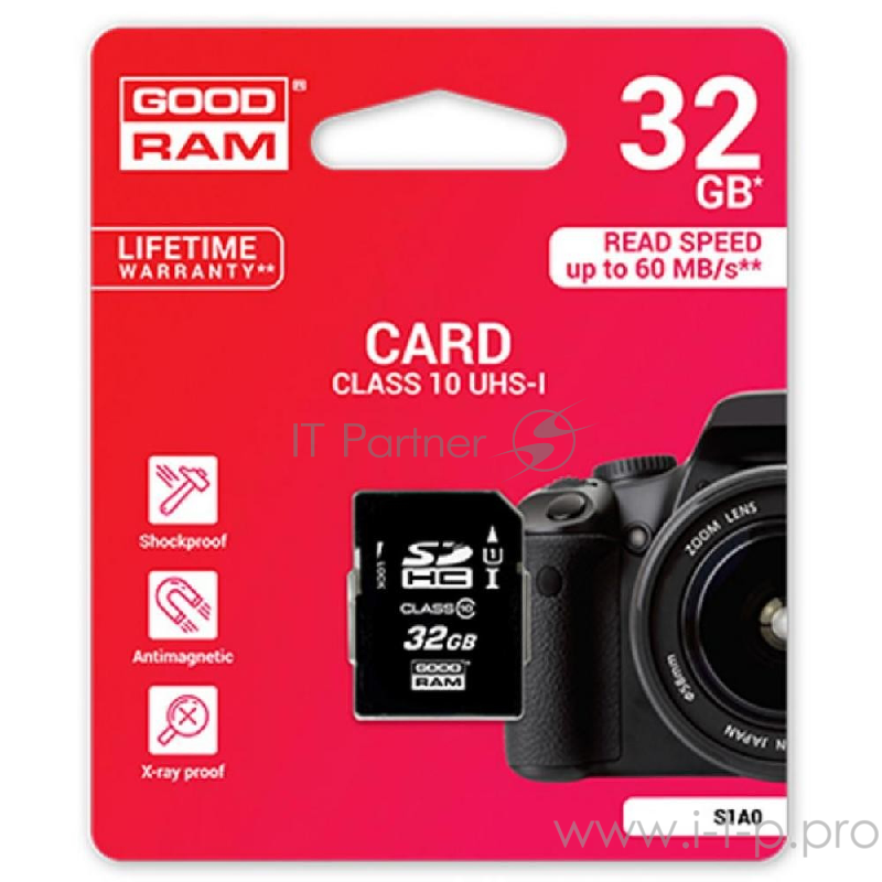 SD Card 32GB GOODRAM V10 Сlass 10 (S1A0-0320R12)