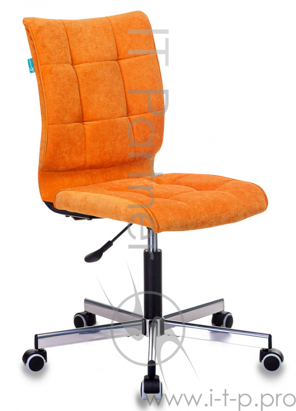 Кресло Бюрократ CH-330M/VELV72 оранжевый Velvet 72 крестовина металл