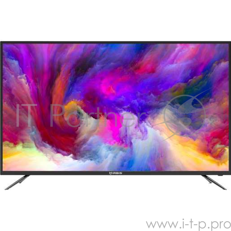 Телевизор IRBIS 55S31UD316B 55 3840x2160/16:9/Digital (DVB-T2/DVB-C/PAL/SECAM)/Input (USBx2/YpBPR mini/VGA/HDMIx3/PC audio/CI+)/Output (3.5 mm/AV min/Coaxial)/Black