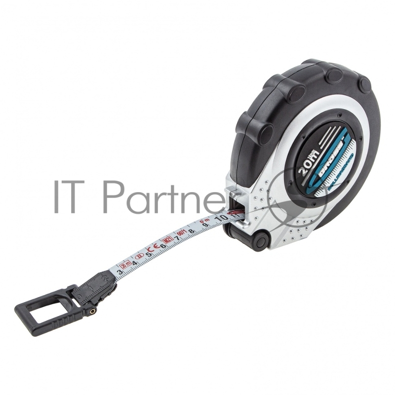 GROSS Рулетка геодезическая 20 м х 13 мм, закр. корп., металл. лента, нейлон, двуст. шкала// 31251