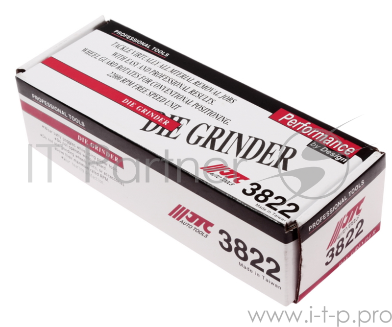 Машинка шлифовальная прямая пневматическая JTC 3822 22000об/мин 90PSI патрон6мм 175мм