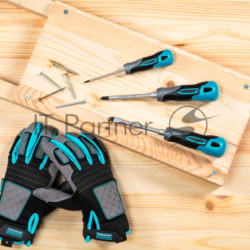 GROSS Набор отвёрток комбинированный 3 шт,S2, трехкомпонентная рукоятка// 12167