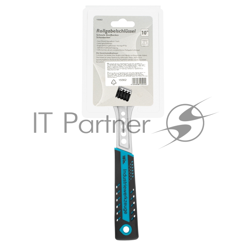 GROSS Ключ разводной, 250 мм,CrV, двухкомпонентная ручка //GROSS 15562