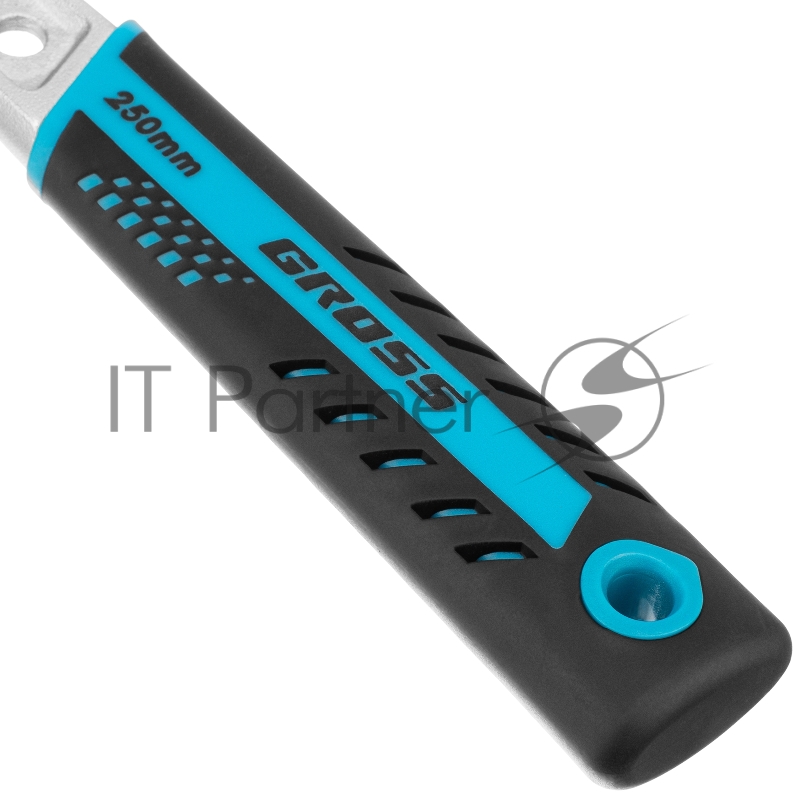 GROSS Ключ разводной, 250 мм,CrV, двухкомпонентная ручка //GROSS 15562