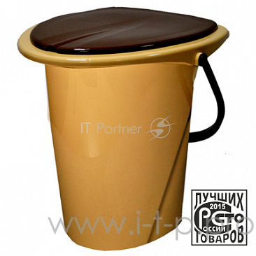 Ведро-туалет INGREEN ING30001FБЖ17 л бежевый