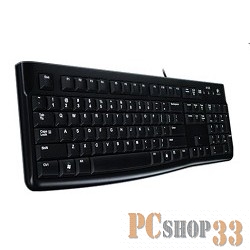 Клавиатура Logitech K120 Keyboard, 105кн., черный (USB)