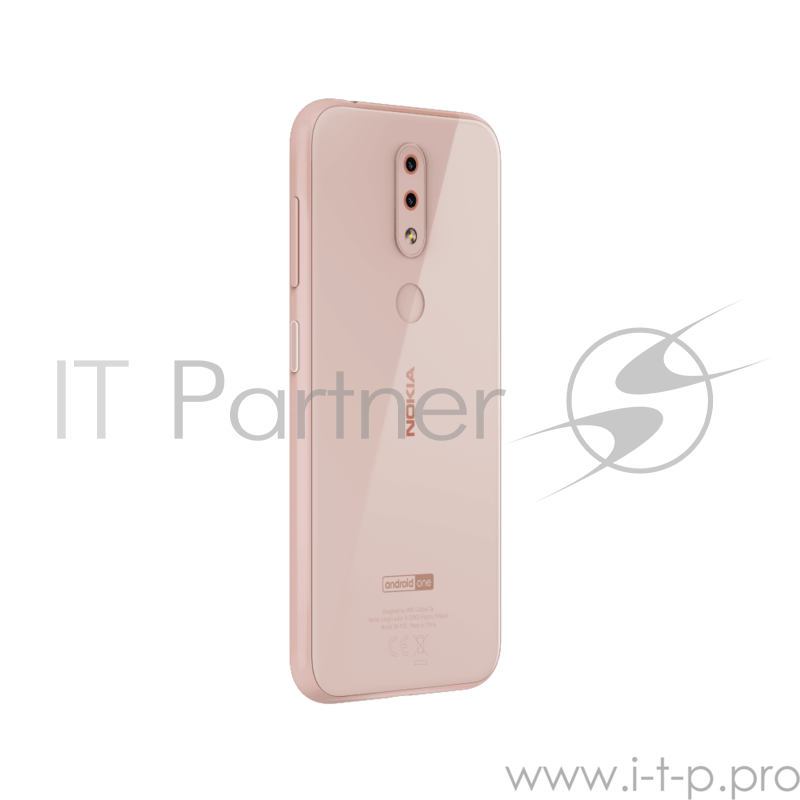 Смартфон Nokia NOKIA 4.2 DS TA-1157 PINK, 5.71” 19:9 1520x720, 2.0GHz, 8 Core, 3GB RAM, 32GB, up to 400GB flash, 13Mpix+2Mpix/8Mpix, 2 Sim, 2G, 3G, LTE, BT v4.2, Wi-Fi, NFC, GPS / AGPS, GLONASS, Beidou, Micro-USB, 3000mAh, Android 9 Pie, 161g, 148,95