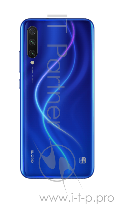 Смартфон Xiaomi Mi A3 Not just Blue (M1906F9SH), 15,46 см(6.088) 19.5:9 1560 x 720 пикселей, 2.0GHz, 8 Core, 4GB RAM, 128GB, up to 256GB flash, 48 МП+8 МП+2 МП/32Mpix, 2 Sim, 2G, 3G, LTE, BT v5.0, WiFi 802.11 a/b/g/n/ac, NFC, GPS / AGPS, GLONASS, Bei