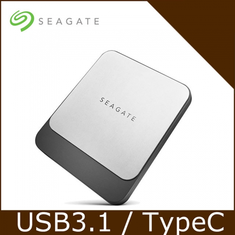 Накопитель на жестком магнитном диске Seagate Внешний твердотельный накопитель Seagate Fast SSD STCM500401 500ГБ 2.5 USB 3.1 TYPE C Black