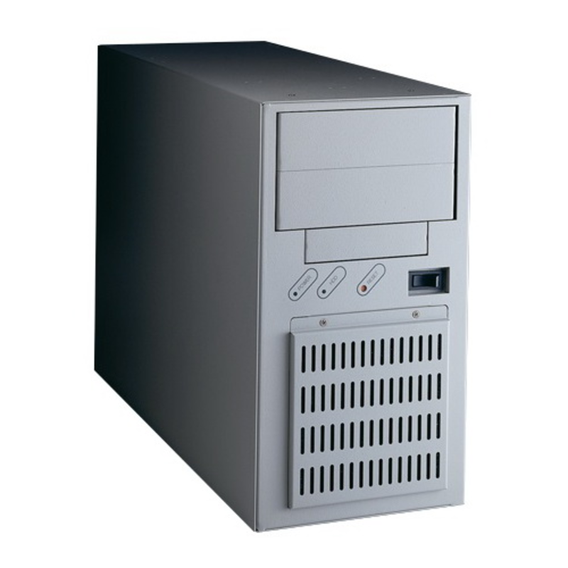 IPC-6608BP-00E Desktop/Wallmount Chassis, PICMG 1.0/1.3, Drive bays: 2*5.25 + 1*3.5, 8xFullSize ExpSlot, 1x120mm fan, w/o PSU, Dim(WHD): 173x315x410mm Advantech