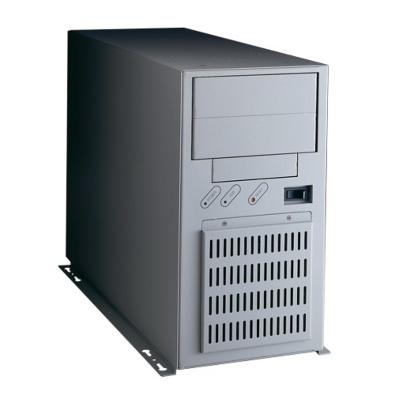 IPC-6608BP-00E Desktop/Wallmount Chassis, PICMG 1.0/1.3, Drive bays: 2*5.25 + 1*3.5, 8xFullSize ExpSlot, 1x120mm fan, w/o PSU, Dim(WHD): 173x315x410mm Advantech