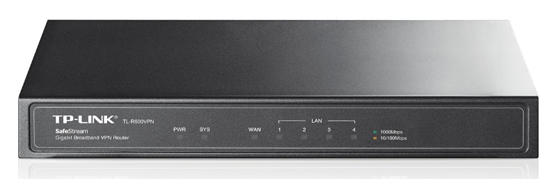 Сетевое оборудование TP-Link TL-R600VPN 4-портовый гигабитный широкополосный VPN-маршрутизатор на базе технологии SafeStream SMB