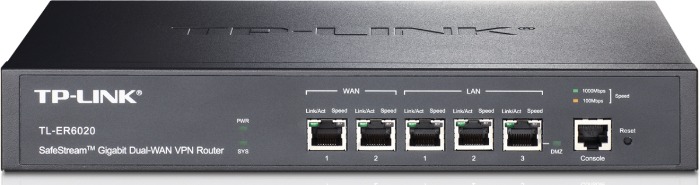 Сетевое оборудование TP-Link TL-ER6020 SafeStream гигабитный VPN-маршрутизатор с 2 портами WAN SMB
