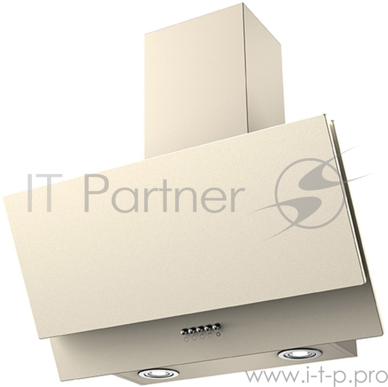 Вытяжка каминная Krona Olly 600 PB cлоновая кость управление: кнопочное (1 мотор)