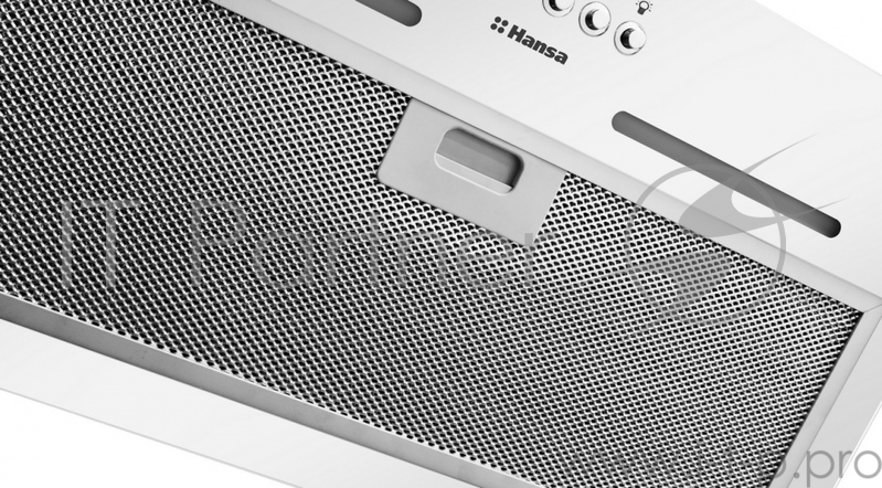 Вытяжка встраиваемая Hansa OMP6251WGH белый управление: кнопочное (1 мотор)