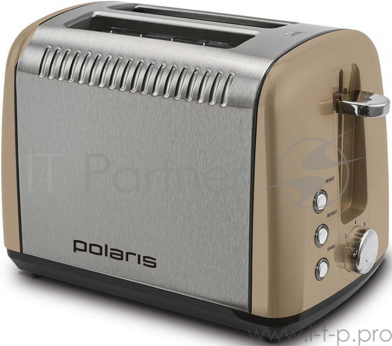 Тостер Polaris PET 0916A 900Вт шампань