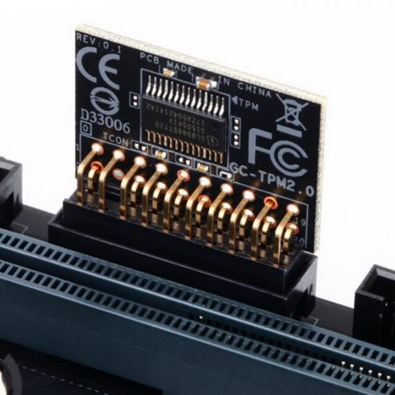 Модуль защиты инф.GC-TPM2.0, TPM header key, LPC bus, (for Intel 200/100/8/9/99 series, AMD AM4, FM2 series) OEM