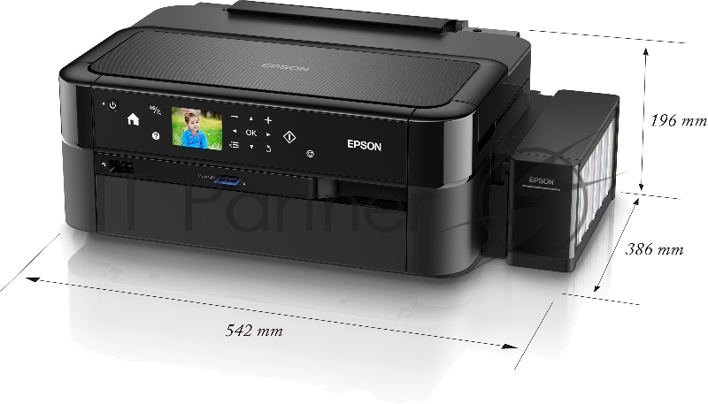 Принтер Epson L810, 6-цветный струйный СНПЧ A4, 37 (38 цв) стр/мин, 5760x1440 dpi, подача: 100 лист., вывод: 50 лист., USB, картридер, печать фотографий, печать на CD/DVD, цветной ЖК-дисплей (старт.чернила - около 1800 фото формата 10х15)