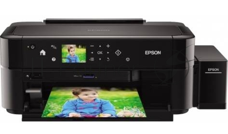 Принтер Epson L810, 6-цветный струйный СНПЧ A4, 37 (38 цв) стр/мин, 5760x1440 dpi, подача: 100 лист., вывод: 50 лист., USB, картридер, печать фотографий, печать на CD/DVD, цветной ЖК-дисплей (старт.чернила - около 1800 фото формата 10х15)