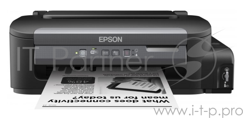 Принтер Epson M105 C11CC85311 {пьезоэлектрический струйный, печать черно-белая, максимальный формат А4, скорость ч/б печати 34 стр/мин, вес: 3.4 кг, рекомендуем для офиса, СНПЧ (C11CC85311)}