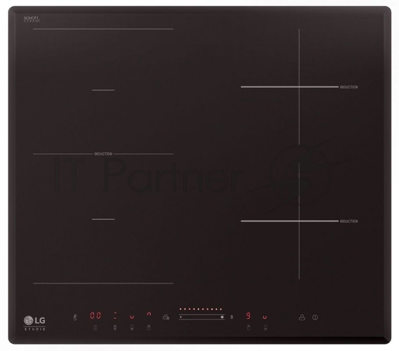Индукционная варочная поверхность LG HU642VH черный
