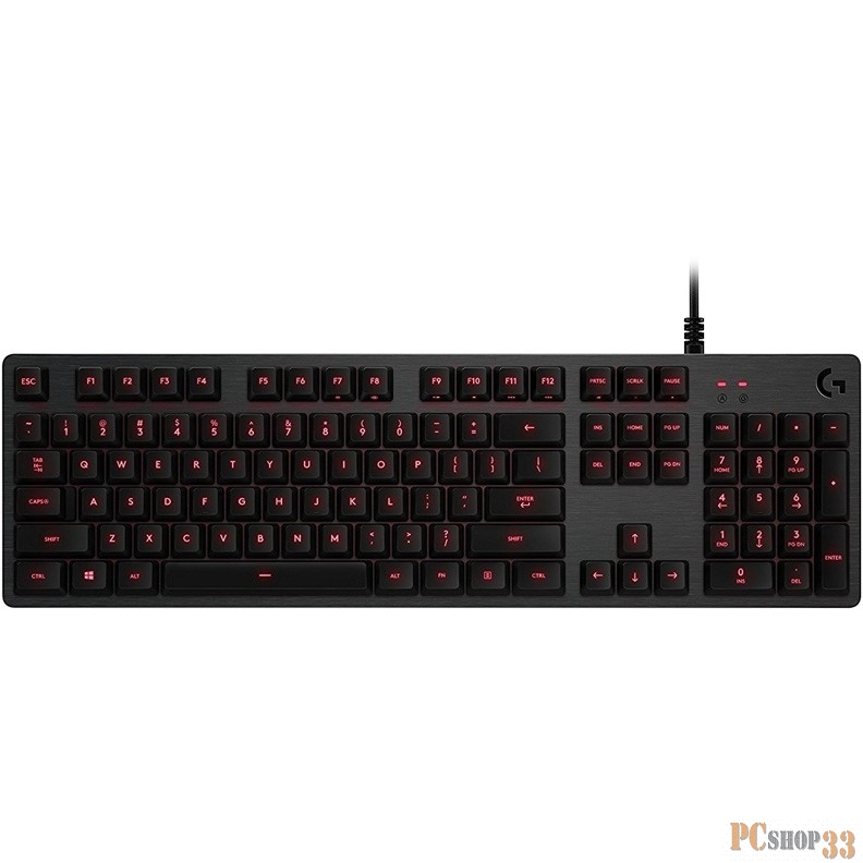 Клавиатура Logitech G413 Carbon 920-008309, подсветка, черный (USB2.0)