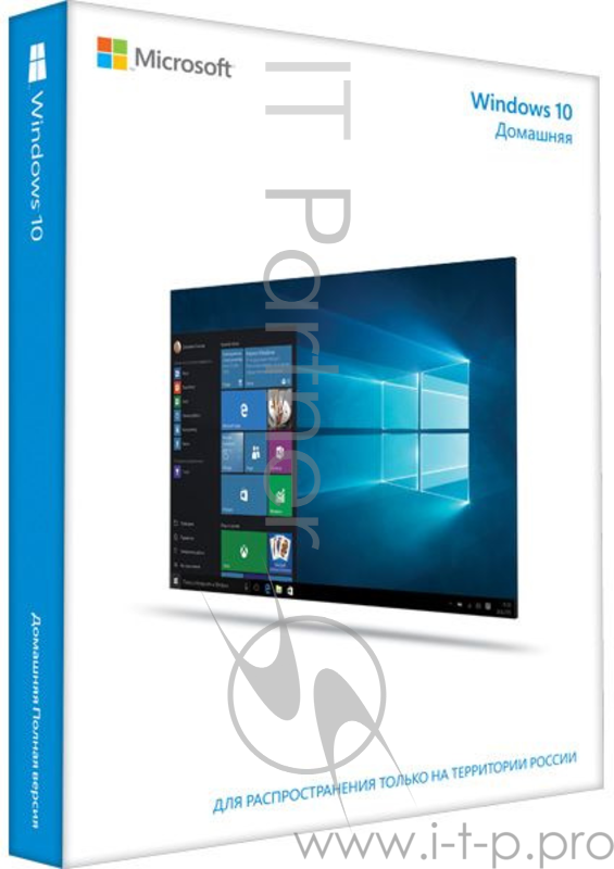 Операционная система Microsoft Windows 10 Home 32/64 bit SP2 Rus Only USB RS (HAJ-00073)