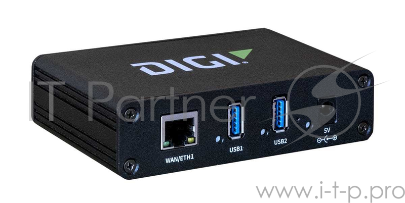 Коммутатор Digi AnywhereUSB 2 Plus dual USB 3.1 Gen 1 Ports, single 10M/100M/1G Ethernet, 5VDC
