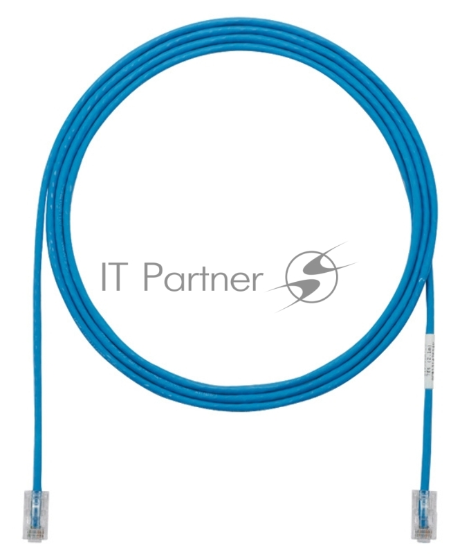 Патч-корд Panduit UTP28CH2MBU вилка RJ-45-вилка RJ-45 кат.5е 2м синий LSZH