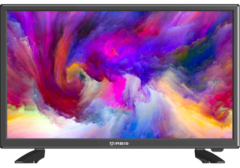 Телевизор IRBIS 22S31FD303B, 22, 1920x1080, 16:9, Digital (DVB-T2/DVB-C/PAL/SECAM), Input (AV RCA, USB, YpBPR mini, VGA, HDMI, PC audio, CI+), Output (3,5 mm, Coaxil), Black