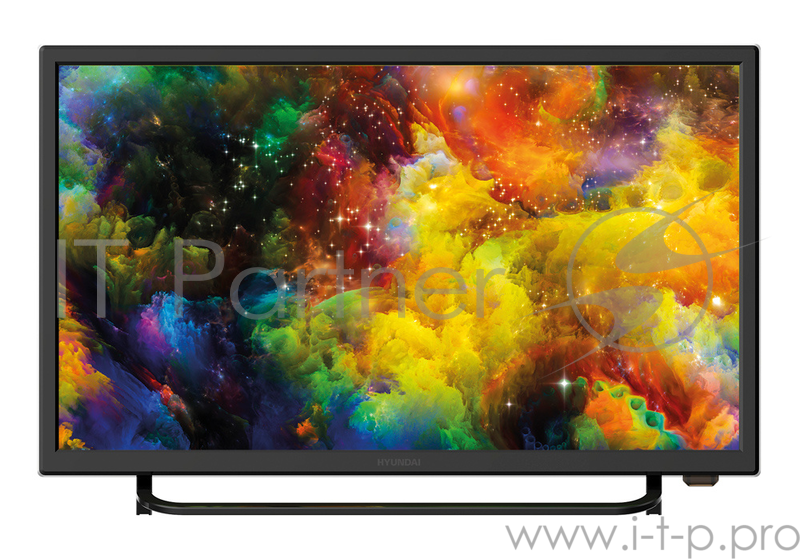 Телевизор LED Hyundai 24 H-LED24ET2000 черный/FULL HD/60Hz/DVB-T2/DVB-C/DVB-S2/USB (RUS)
