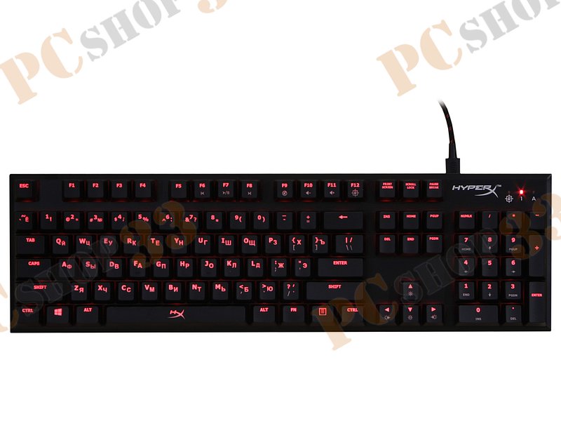 Клавиатура Kingston HyperX Alloy FPS HX-KB1BR1-RU/A5, подсветка, черный (USB2.0)