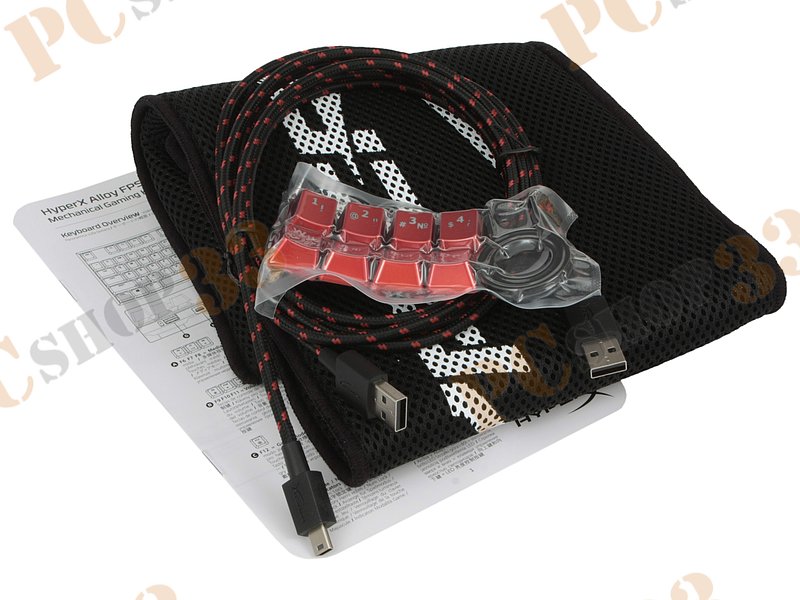 Клавиатура Kingston HyperX Alloy FPS HX-KB1BR1-RU/A5, подсветка, черный (USB2.0)