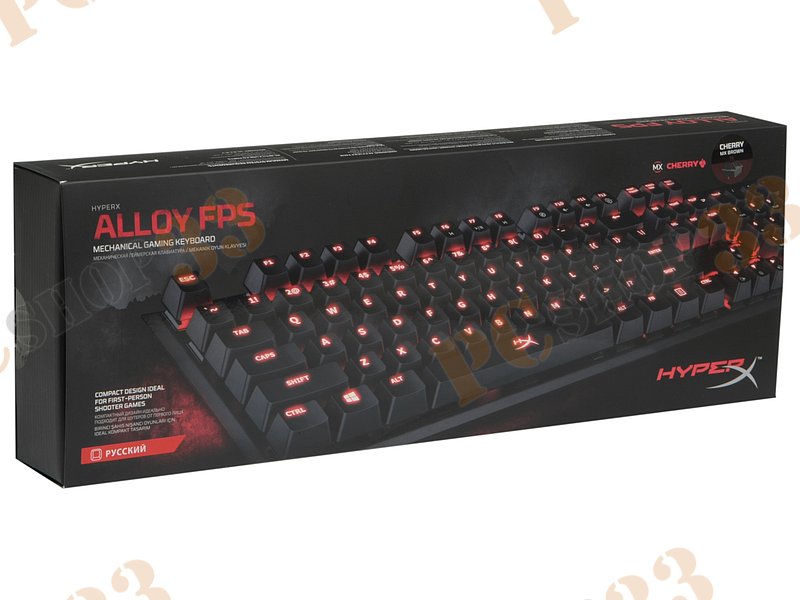 Клавиатура Kingston HyperX Alloy FPS HX-KB1BR1-RU/A5, подсветка, черный (USB2.0)